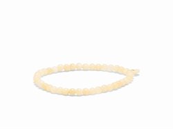 Soï gul jade armbånd - 4mm